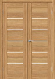 Изображение товара Межкомнатная дверь с эко шпоном Порта-22 (2П-03) Anegri Veralinga остекленная
