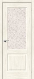 Изображение товара Межкомнатная дверь Браво Неоклассик-33 Nordic Oak остекленная (ст. White Cross)