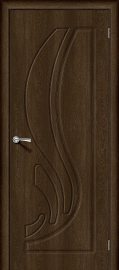 Изображение товара Межкомнатная дверь с ПВХ-пленкой Браво Лотос-1 Dark Barnwood глухая