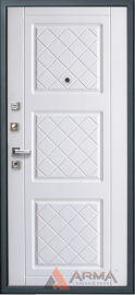 Дополнительное изображение товара Входная дверь ARMA Оптима New Светло-серый