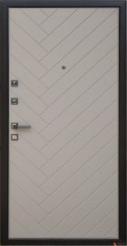 Дополнительное изображение товара Входная дверь ARMA Diagonal Венге