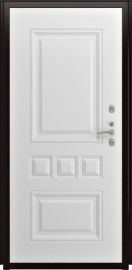 Дополнительное изображение товара Входная дверь L Термо аура винорит белый