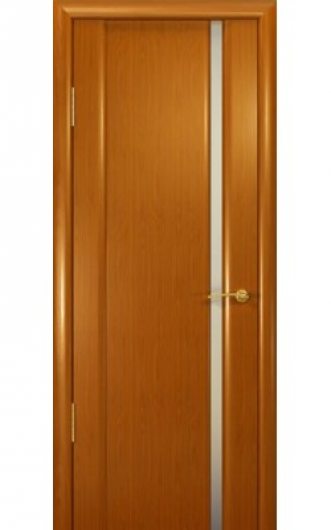 Межкомнатная ульяновская дверь Дворецкий Спектр-1 светлый анегри остекленная — фото 1