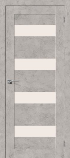 Межкомнатная дверь с эко шпоном el`PORTA Легно-23 Grey Art остекленная — фото 1