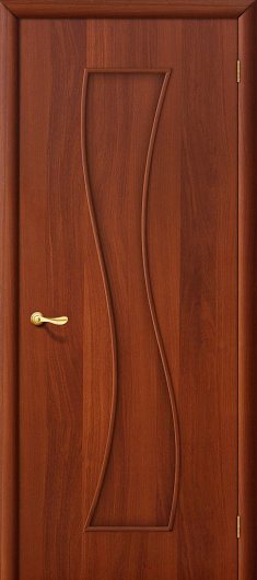 Межкомнатная ламинированная дверь Браво 11Г Л-11 (ИталОрех) глухая — фото 1