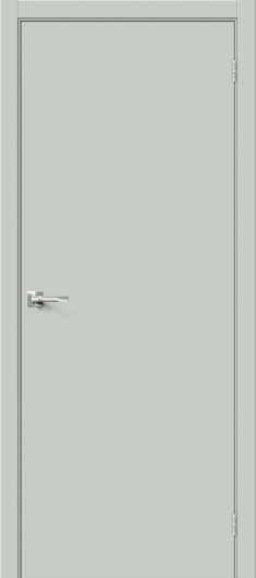 Межкомнатная ламинированная дверь Браво-0 Grey Mix глухая — фото 1