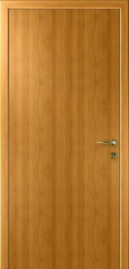Межкомнатная гладкая дверь KAPELLI Classik миланский орех глухая — фото 1