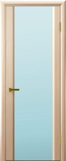 Межкомнатная ульяновская дверь Regidoors Техно 3 Беленый дуб остекленная — фото 1