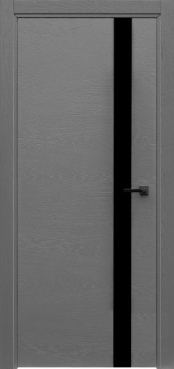 Межкомнатная ульяновская дверь Regidoors Uno Grigio (Ral 7015) остекленная — фото 1