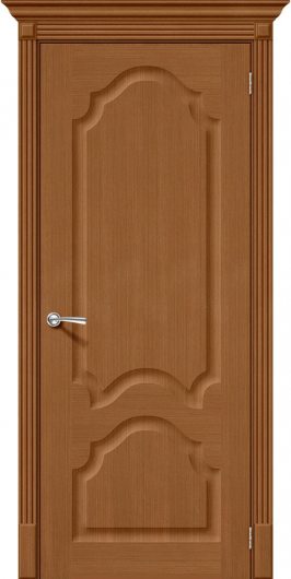 Межкомнатная дверь шпон файн-лайн Браво Афина Ф-11 (Орех) глухая — фото 1