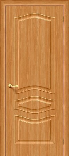 Межкомнатная дверь с ПВХ-пленкой Браво Модена П-18 (МиланОрех) глухая — фото 1