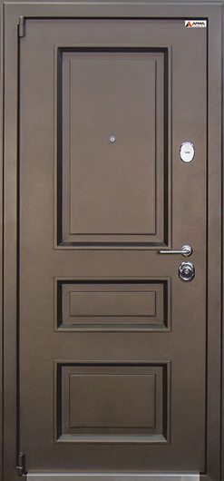 Входная дверь ARMA Чикаго Муар темно-коричневый — фото 1