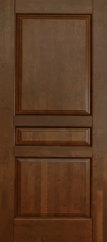 Изображение товара Межкомнатная дверь из массива Ока Валенсия Античный орех глухая