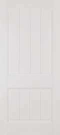 Изображение товара Межкомнатная дверь из массива Ока Осло Эмаль белая глухая
