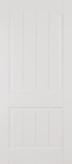 Межкомнатная дверь из массива Ока Осло Эмаль белая глухая — фото 1