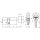 Цилиндровый механизм (R302/60) R3002Knob60(25+10+25) CP хром 5Key с вертушкой №1