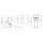 Цилиндровый механизм (AX102/80) AX1002Knob80 (35+10+35) CP хром с вертушкой №1