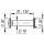 Глазок дверной, оптика пластик DV 4/130-70/Z (VIEWER 4 DVZ) AB бронза №1