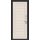 Входная дверь Браво Сканди П-37 (Graphite Wood)/Cappuccino Softwood остекленная №1
