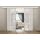 Межкомнатная дверь с эко шпоном el`PORTA Твигги V4 Bianco Veralinga остекленная №121