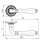 Ручка раздельная R.CL55.Silvia (Silvia CL1) SILVER-925/LWP-109 серебро 925 №1