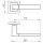 Ручка раздельная K.QL52.STYLE (STYLE QL) BL-24 черный №1