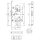 Корпус замка магнит. под цил. MEDIANA POLARIS B06103.50.03.567 с отв. планкой B02402.05 (лат) №1
