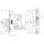 Корпус врезного замка MDV25/C-60.00.3R16 №1