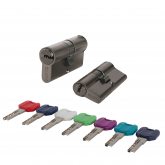 Изображение товара Цилиндровый механизм MaxPro7000Key60mm(25+10+25) GR графит 7key 