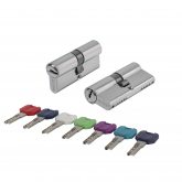 Изображение товара Цилиндровый механизм MaxPro7000Key60mm(25+10+25) SSC сатин.хром 7key 