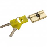Изображение товара Цилиндр симметричный ключ/ключ Браво ZK-60-30/30 G Золото
