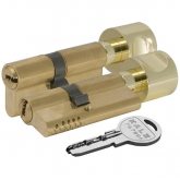 Изображение товара Цилиндровый механизм KALE KILIT 164 OBS SCE/80 (35+10+35) mm латунь
