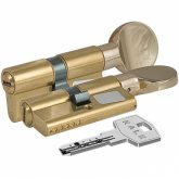 Изображение товара Цилиндровый механизм KALE KILIT 164 BM/90 (40+10+40) mm латунь