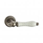 Изображение товара Vantage Дверные  ручки  V30AS/ZR состаренное серебро/состаренная керамика