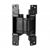 Изображение товара Петля скрытой установки HH-180-200 (200 кг на 2 петли, 180 угол открывания) BL (черная)