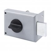 Изображение товара Замок накладной цилиндровый ЗН1-1.1 ГЛ серый, 5 кл.