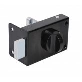 Изображение товара Замок накладной цилиндровый ЗН1 черный