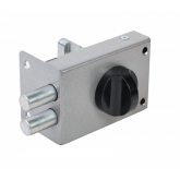 Изображение товара Замок накладной цилиндровый ЗН1 2Р серебро