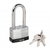 Изображение товара Замок навесной PK-6550L 3 key англ. длиная дужка