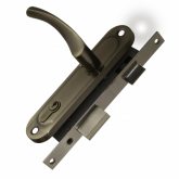 Изображение товара Замок цилиндровый в комплекте с ручкой LOCKSET16.CRONA.4070-1 (KIT P16 4070 CRONA) AB бронза