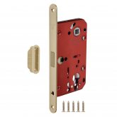 Изображение товара Корпус врезного замка MAGNM85C-50/BL INOX SSG-39 сатин. золото (блистер)