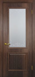 Изображение товара Межкомнатная дверь с эко шпоном Мариам Верона-1 Дуб сан-томе остекленная