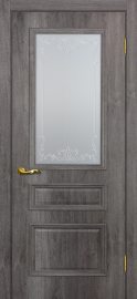 Изображение товара Межкомнатная дверь с эко шпоном Мариам Верона-2 Дуб тофино остекленная