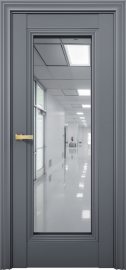 Изображение товара Межкомнатная дверь с экошпоном Aurum Doors Кобальт Co 30 Антрацит Зеркало