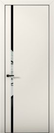 Изображение товара Межкомнатная дверь с экошпоном Aurum Doors Палладий Pd 08 Магнолия Black Edition Черный лакобель