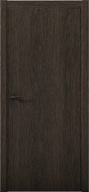 Изображение товара Межкомнатная дверь с экошпоном Aurum Doors Плутоний Pu 1 Дуб Темный Кромка ABC