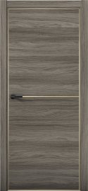 Изображение товара Межкомнатная дверь с экошпоном Aurum Doors Плутоний Pu 2 Дуб Миндаль Gold Edition