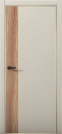 Изображение товара Межкомнатная дверь с экошпоном Aurum Doors Паладий Pd 6 Силк Грей Gold Edition Дуб Натуральный