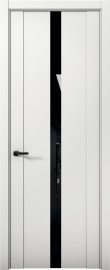 Изображение товара Межкомнатная дверь с экошпоном Aurum Doors Кобальт Co 08 Милк Черный лакобель