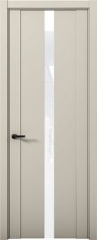 Изображение товара Межкомнатная дверь с экошпоном Aurum Doors Кобальт Co 08 Силк грей Белый лакобель